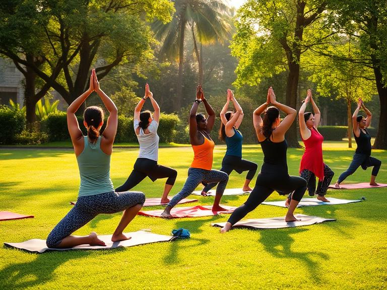 Best outdoor yoga in Chennai